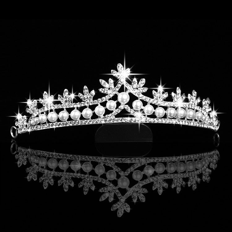 Bridal Pearl Crown Jewelry