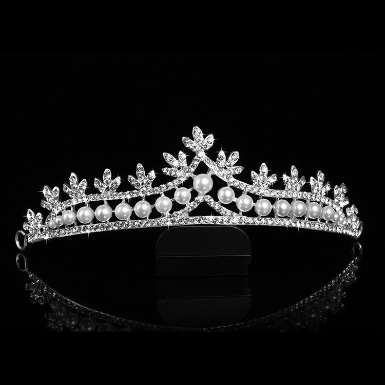 Bridal Pearl Crown Jewelry