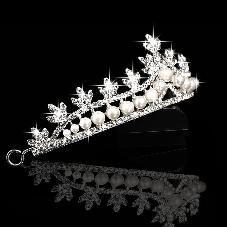 Bridal Pearl Crown Jewelry