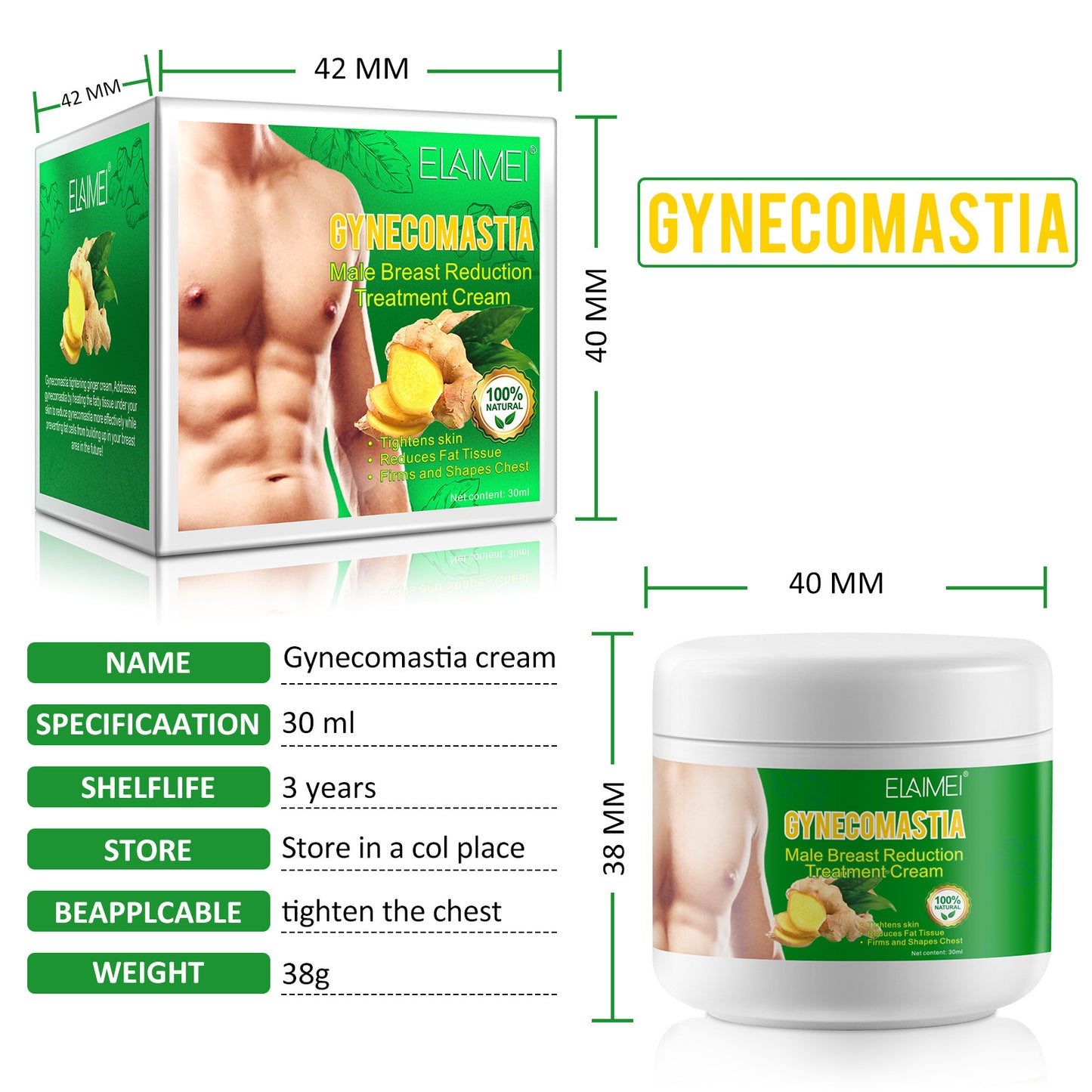 Men Chest Firming Cream