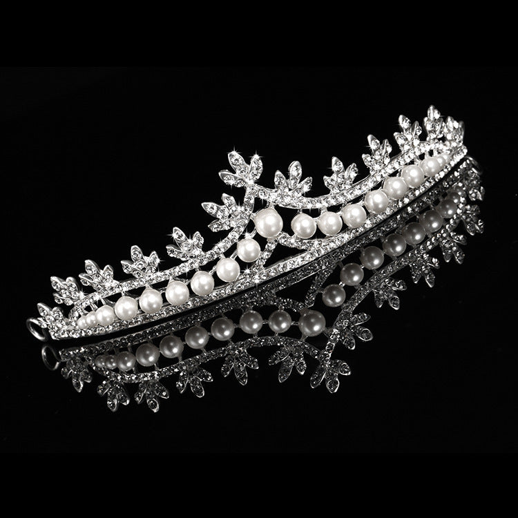 Bridal Pearl Crown Jewelry