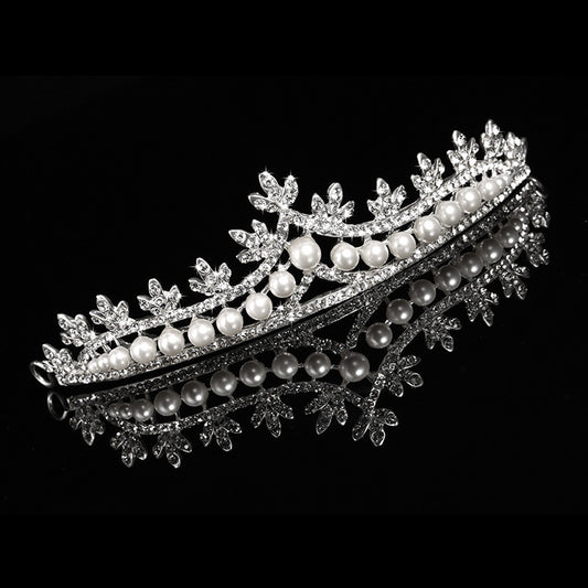 Bridal Pearl Crown Jewelry