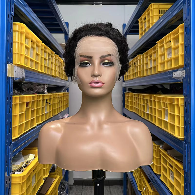 Brazilian Pixie Cut Wig Human Hair.