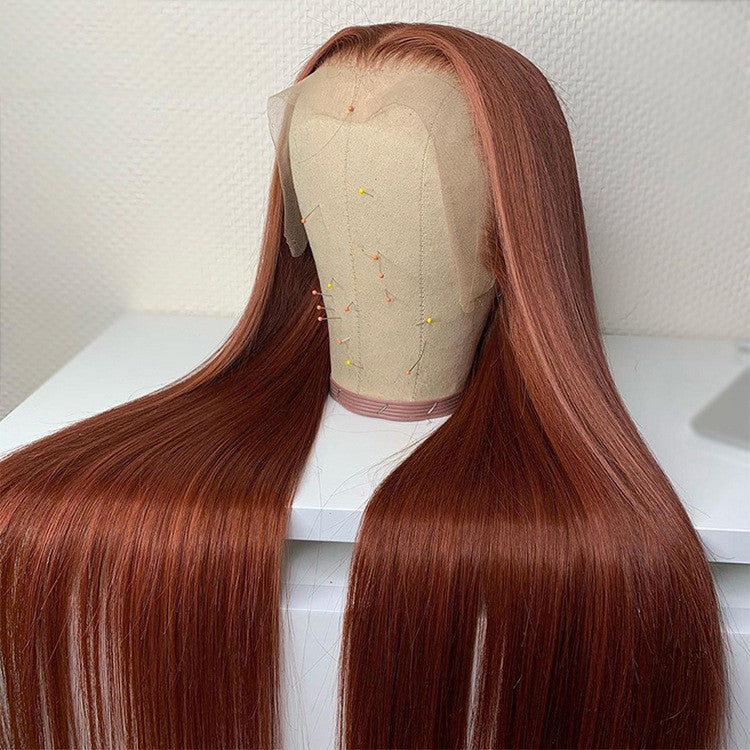 Brown Pre-drawn Lace Wig With Baby Hair